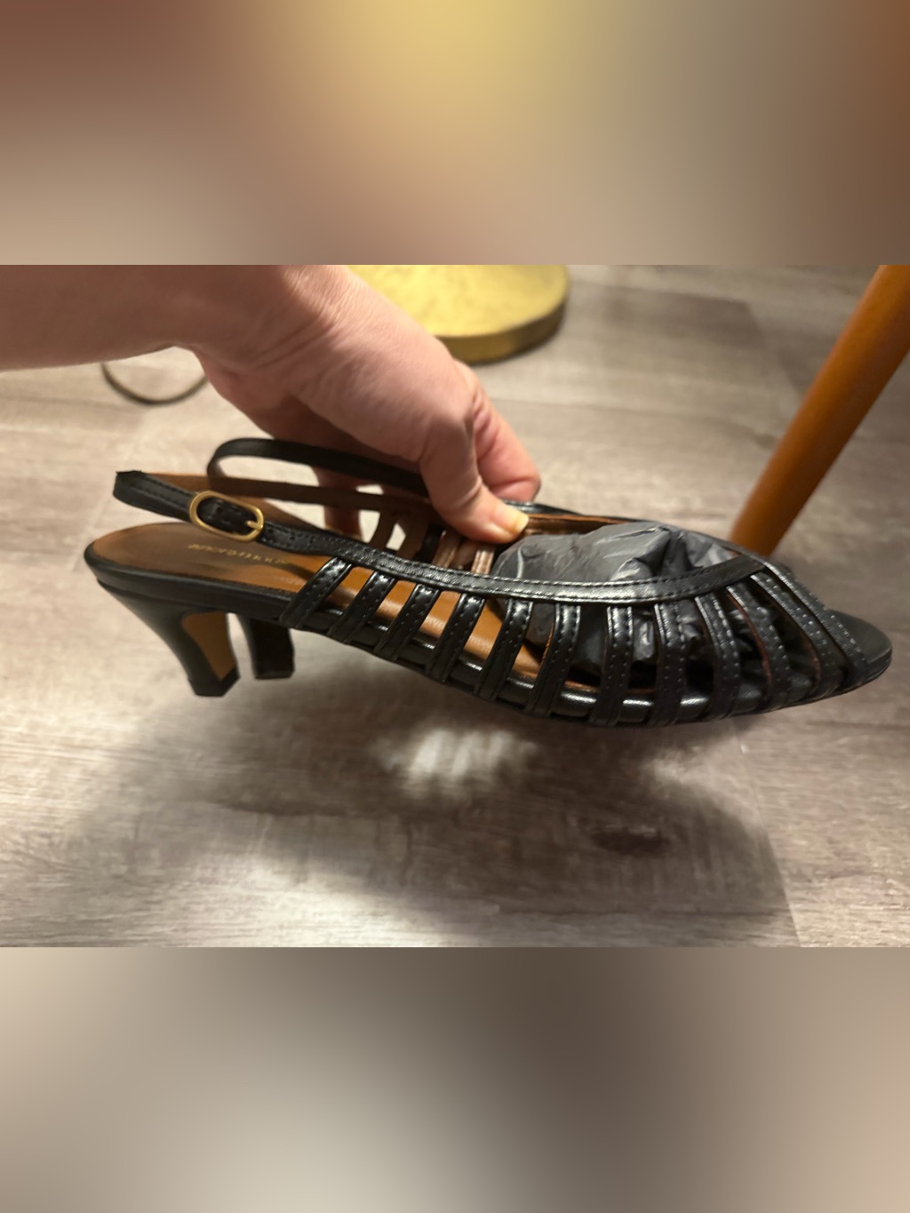 Women's Black Strappy Slingback Sandals - Anonymous Copenhagen Carminho Stiletto — image 2 of 6